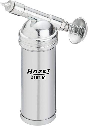 Minipistola de engrasar HAZET 2162M con engrasador en diseño de 50 y 90 grados - dosificación precisa para grasa suelta, hasta 80 g - para lubricar máquinas, cadenas de bicicletas y mucho más