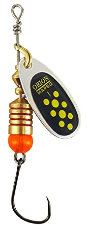 MAPSO- 5 Cucharillas de Pesca Orion-1 PNA 3,50 GMS. Anz. Simple sin Muerte