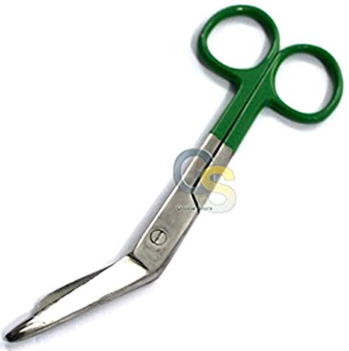 G.S 1 Lister Bandage Nurse Scissors - Color Handle (Green)