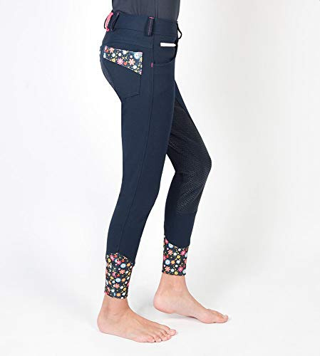 PFIFF 102485 Reithose 'Emmy' Kinder Grip Vollbesatz, dunkelblau 176