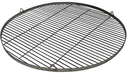 QLS Grillrost aus Edelstahl Grill rund Grillgitter Rost Gitter Grillaufsatz 80 cm