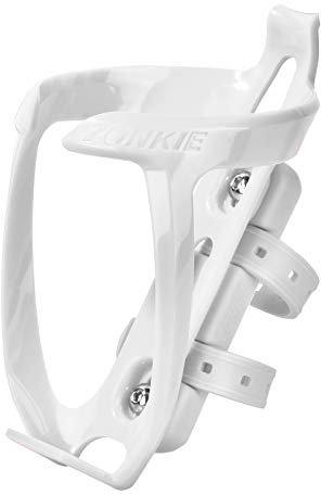 Portabidón de Bicicleta, Portabotellas de plástico para Bicicleta con Base de Montaje en el Techo. (Blanco)