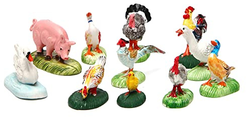 Holyart Tierfiguren Set zu 22 Stück für 4 cm Krippe