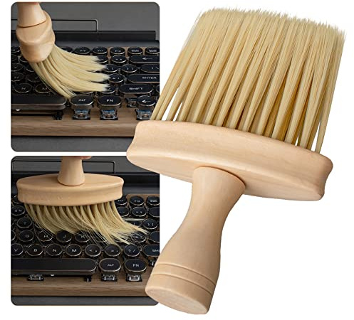 Brosse de nettoyage de clavier en bois antistatique, outil de nettoyage pour ordinateur portable et ordinateur portable