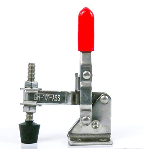 INGDAUM® 1 Stück GH-101ASS Vertikalspanner, Einstellbare Kniehebelspanner, Schnellspanner, Knebelklemme (1, GH-101ASS (50 kg))