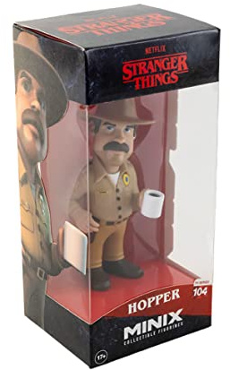 ASMODEE Minixstranger Things, Hopper, 12 cm, Samlar Figur