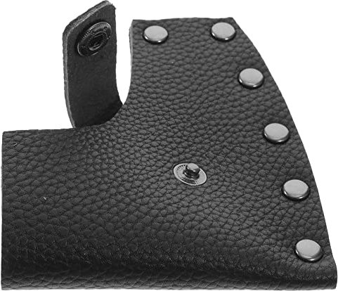 Angoily Protective Sheath for Cover Outdoor Camping Safety Case Leather Head Protector for Hiking and Chopping