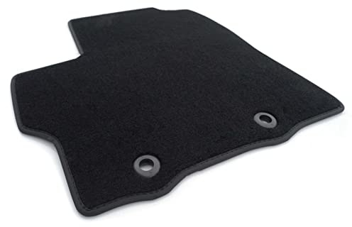 Fahrermatte Fußmatte passend für Toyota Yaris Velours Matte Fahrerseite Original Qualität Automatte Schwarz Vorn