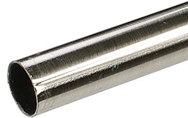 Ourdeco Gardinenstangen-Rohr Prima, ø 12 mm edelstahl Länge 200 cm