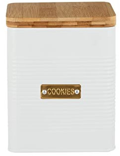 Typhoon Otto Square White Cookie Storage Canister