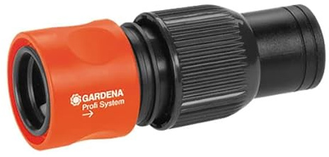GARDENA Profi-System Schlauchverbinder, Orange, Kunststoff, Hosenschlauchverbinder, Gartenhydrantenverbinder, Ø 19 mm 3/4