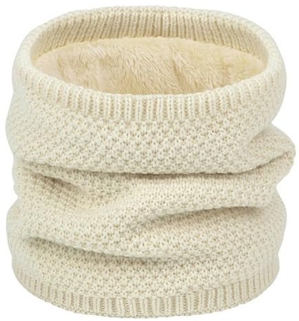 Kotashion Unisex Winterhals Winddicht Warm Verdicktes Futter Modischer Strickschal Geeignet für Männer und Frauen die zum Radfahren Klettern Skifahren Reisen