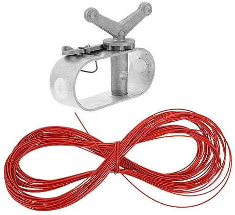 OFFSCH Swimming Pool Cable Winch Kit Heavy Duty Winch Ratchet Cable Tightener for Pool Cover Wire and for Winter Safety Cover Ground
