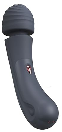 Oh! Wand Vibrator - erotischer Massage-Stab für verführerische Ganzkörper Massagen, zur präzisen Lustpunkt-Stimulation, in Schwarz