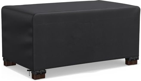 OOOXZO Housse de Protection Table de Jardin Rectangulaire 300x130x85cm/LxWxH Bache de Protection Exterieur Table imperméable - Coupe-Vent - Résistante aux UV - Housses pour Mobilier De Jardin