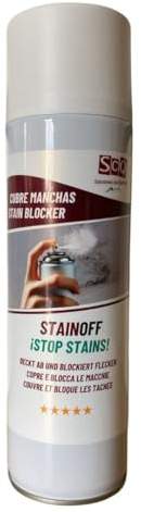 SCQ Soluciones con Química Eliminador de manchas para paredes | cubre manchas de moho, hollin, grasas, tintas | Spray Stop Manchas para paredes | evita la reaparición de manchas al pintar