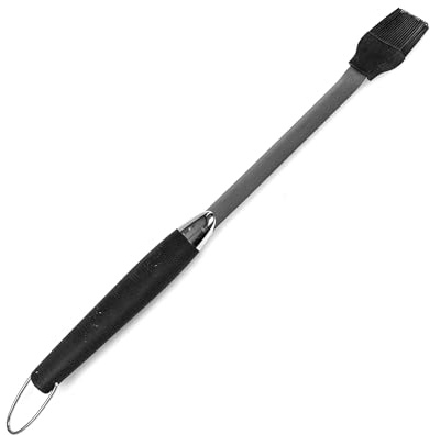 Grillstream Silicone Basting Brush, Heat-Resistant, Lightweight | Durable Silicone Bristles, Ergonomic Easy-Grip Handle, For BBQ, Easy to Clean, For Sauces & Marinades