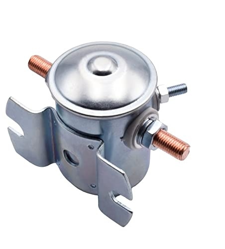 Solenoide arranque Relé de arranque de coche de 12V y 24V CC, solenoide eléctrico de Metal de alta corriente, 4 terminales máx. 150A para carrito de Golf automático para cabrestante marino Klift