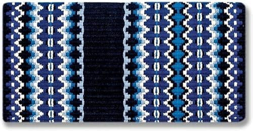 EQUIEMPRESS Sattelunterlage Western Show/Westernsatteldecke aus Neuseelandwolle, Top Wool Pad Sensor Flex (Anpassung möglich) A-482 (34 x 33)