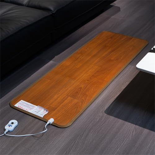 WSNCXFW Alfombra Grande de grafeno con calefacción, Calefactor de Suelo Radiante infrarrojo con termostato Ajustable, Alfombra eléctrica con calefacción,B,75x150cm