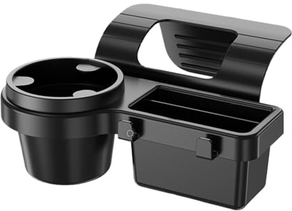 Generisch Organizer per sedile auto, porta con porta bevande, supporto per cellulare con gancio per chiavi e bottiglie
