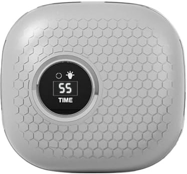 Dispositif De Nettoyage Pour Lentilles De Contact – ABS 9,5x8,8x4cm | Boîte Portative Avec Miroir Lumineux | Outil De Soins De Stockage 3 En 1 À Vibrations Haute Fréquence Rechargeables Pour Les Voyag