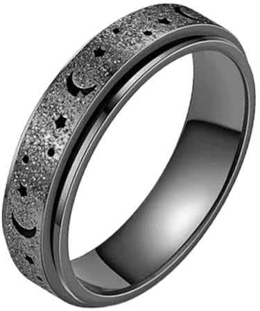 Roterande ring - lugnande fingerleksak, kompakt passform | Fidgetring för att hjälpa till med koncentration, avslappning, trendig handleksak för klassrumskonferenser, resor