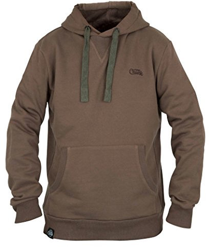Fox Hoody Chunk Ribbed Kapuzenpullover, Größe:S, Farbe:Khaki (braun)