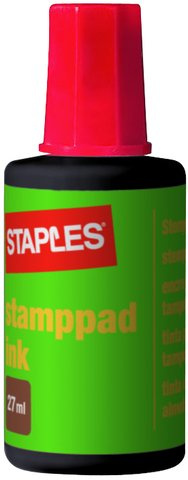 Stempelfarbe f. Gummistempel rot 27 ml ohne Oel VE=1