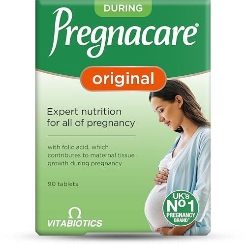 Pregnacare Original Formula Tablets During Pregnancy Support Vitamins and Supplements, 90 Tablets (Pack of 1)