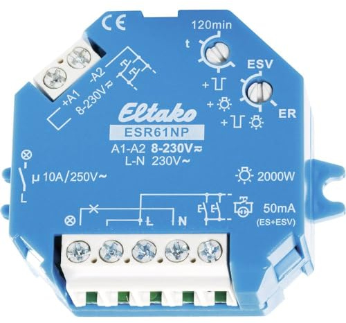 Eltako Stromstoß-Schaltrelais 1 Schließer ESR61NP-8..230V UC 61100001