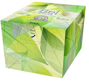 Bel 187324 - Premium Wattestäbchen mit Aloe Vera und Provitamin B5, in CP-Dose 300 Stück