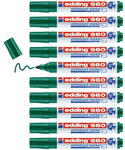 ROTULADOR EDDING 660 VERDE PIZARRA BLANCA
