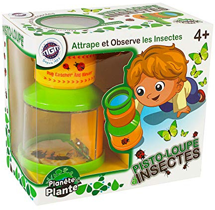 PLANETE PLANTE - Pisto-Lupa Insecto - Kit de Descubrimiento y Naturaleza - 115008 - Plástico - Medio Ambiente - Explorar - Educativo - Juego al Aire Libre - A Partir de 4 años