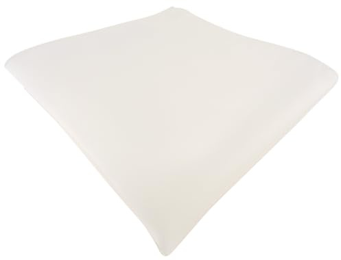 TigerTie - Satin Einstecktuch in einfarbig Uni - Tuch Polyester - Größe 26 x 26 cm