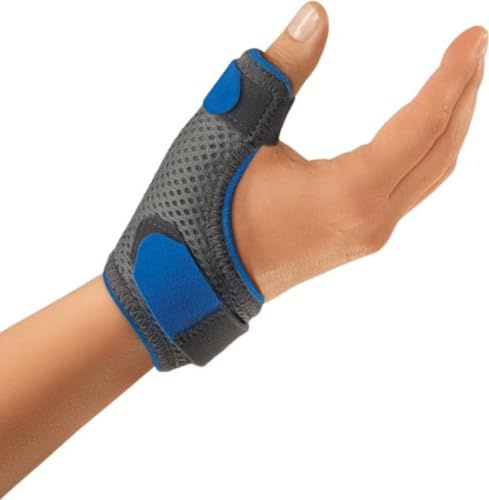 bort 112710 small blau Soft Daumen-Schiene kurz zur Ruhigstellung des Daumengrundgelenks rechts und links tragbar, small, blau | Ruhigstellung des Daumengrundgelenks, Rechts und links tragbar