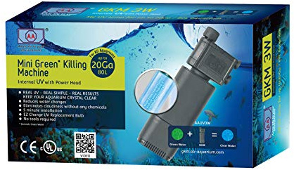 AA Aquarium Mini Green Killing Machine Internal UV Sterilizer-AAUV3W
