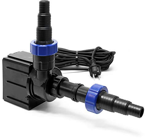 SunSun CTM-12000 Pompe de Bassin SuperECO - 380 x 105 x 290 mm - débit max. 12000 l/h / 100 W/refoulement max. 6,5 m - Filtration Circulation Écumeur eau jardin étang