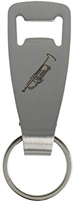 Art of Music Flaschenöffner-Schlüsselanhänger Trompete - Schönes Geschenk für Musiker