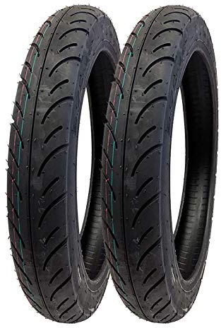 MMG Set of 2 Tire 2.75-16 (P83) Front/Rear Motorcycle Performance Street Tread