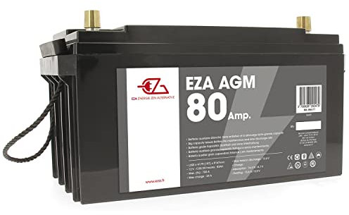 Batería auxiliar Power Line AGM 80 amperios)