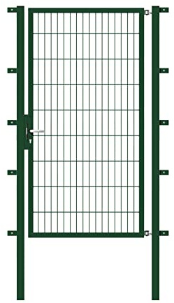 Alberts 646837 Einzeltor Flexo mit Zubehör | verschiedene Breiten und Höhen | grün | Breite 100 cm | Höhe 180 cm