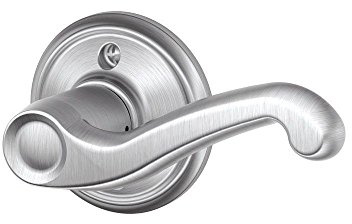 Schlage F170FLA626RH Flair Right Hand Dummy Lever, Satin Chrome