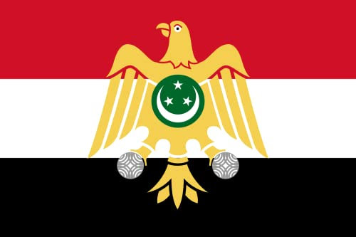 magFlags Drapeau XL Egypt 1952 | Drapeau Paysage | 2.16m² | 120x180cm