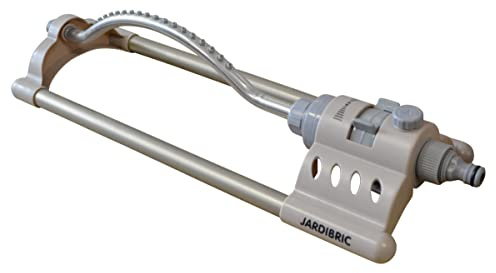 Jardibric - Arroseur Oscillant Métal 11 à 19 Buses - Arroseur Jardin Surface 30 à 270 m²