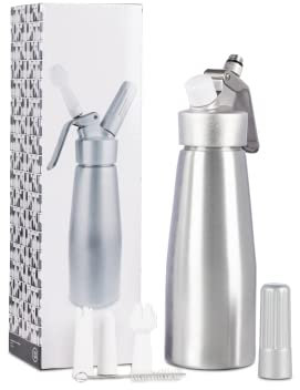 Aluminium Cream Whipper 500ml - Whipped Cream Dispenser and Mousse Siphon for Catering and Baristas