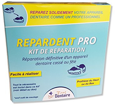 REPARDENT PRO - Kit de réparation de dentier cassé