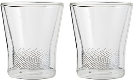 Randwyck Set of 2 90ml Glass Espresso Cups, Transparent, 2-Piece