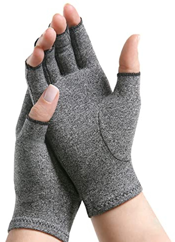 IMAK Compression Arthritis Gloves (Grey, S)