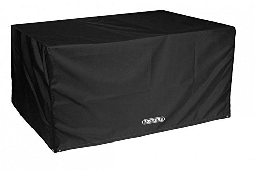 Bosmere Protector 6000 | Rectangular Garden Table Cover | L 196cm W 114cm H 71cm | 100% Waterproof, UV Protected, Heavy Duty 600D | 6 Year Guarantee | D560, Black